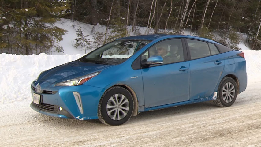 best hybrid on ice and snow Toyota Prius AWD-e