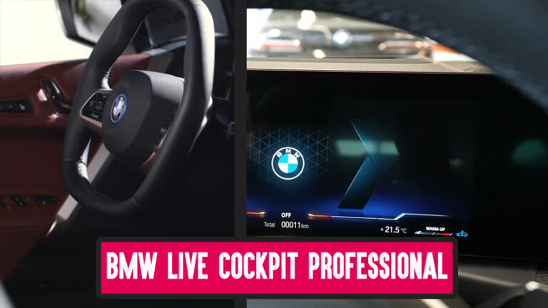 BMW live cockpit professional 9