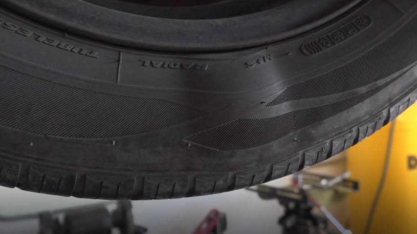 tire bulge