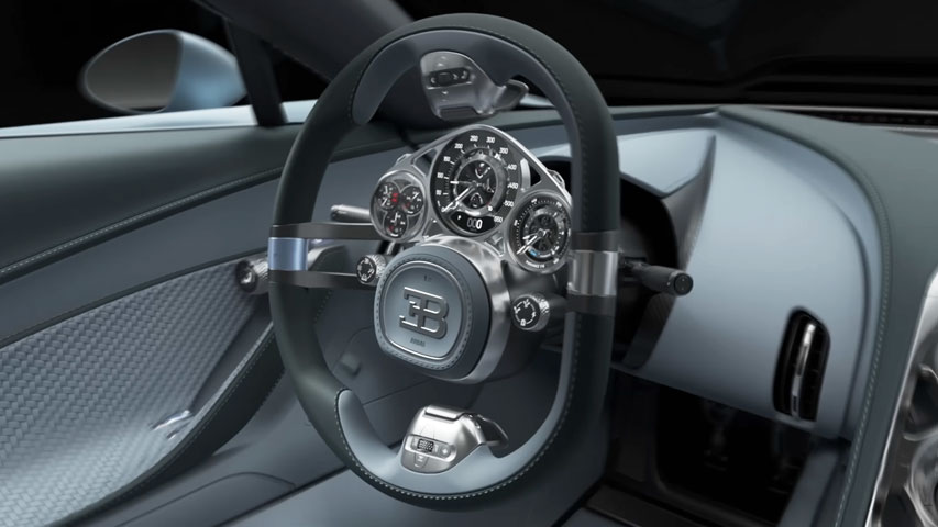 Bugatti Turbillon Steering Wheel