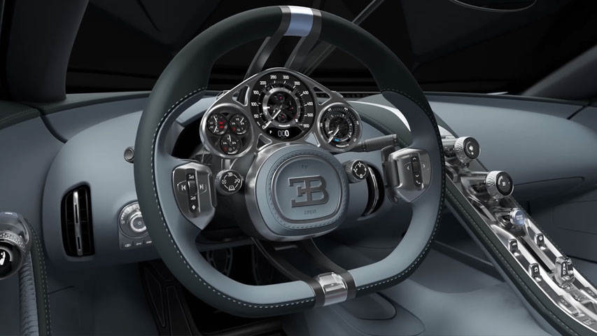 Bugatti Turbillon Steering Wheel