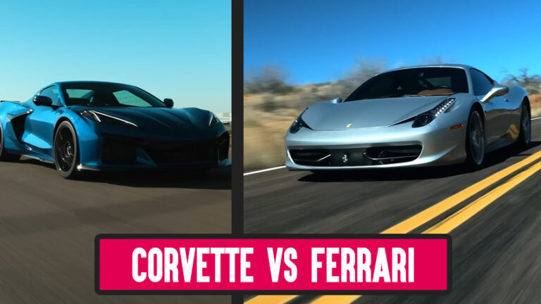 Corvette vs Ferrari